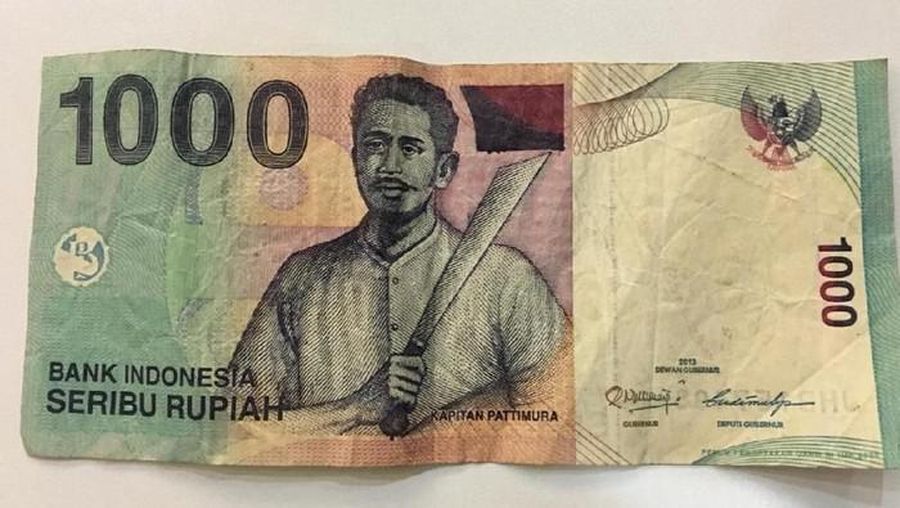 Mata Uang Rp 1000 Pattimura