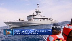 Israel & Sekutu Latihan Militer di Laut Mediterania