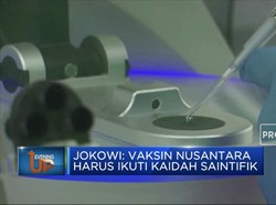 Jokowi: Vaksin Nusantara Harus Ikuti Kaidah Saintifik