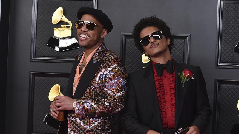 In this video grab provided by CBS and the Recording Academy, BTS performs 
