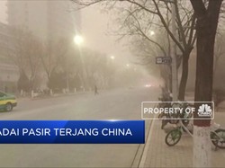 Badai Pasir Terjang China