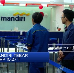 Bank Mandiri Tebar Dividen Rp 10,27 T