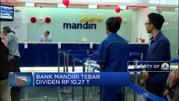 Bank Mandiri Tebar Dividen Rp 10,27 T