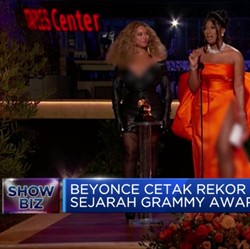 Beyonce Cetak Rekor Sejarah Grammy Awards