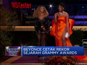 Beyonce Cetak Rekor Sejarah Grammy Awards