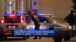 Infeksi Virus Corona Naik 15%, Italia Kembali Lockdown Ketat