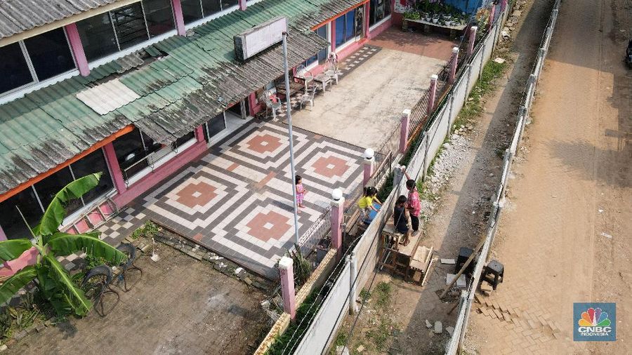 Ilustrasi sengketa lahan tanah. (CNBC Indonesia/Andrean Kristianto)