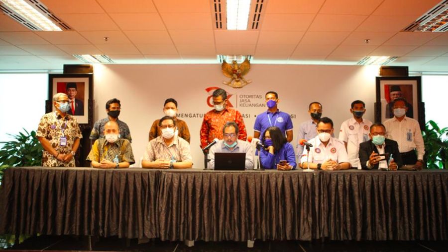 OJK fasilitasi pertemuan pemegang polis AJB Bumiputera, Selasa 16 Maret 2021/Dok. OJK