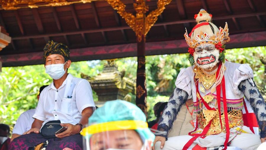 Presiden Jokowi Tinjau Vaksinasi Massal, Gianyar - Bali, (16/3/2021). (Dok: Biro Pers Sekretariat Presiden)