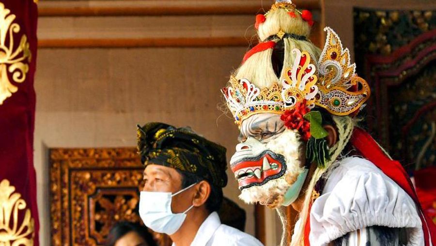 Presiden Jokowi Tinjau Vaksinasi Massal, Gianyar - Bali, (16/3/2021). (Dok: Biro Pers Sekretariat Presiden)
