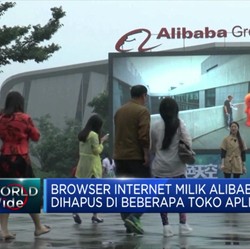 Browser Internet Alibaba Dihapus di Toko Aplikasi China