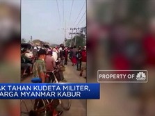 Gerah dengan Kudeta Militer, Warga Myanmar Kabur