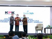 Ketua KPK Edukasi Pemberantasan Korupsi di Menara bank bjb