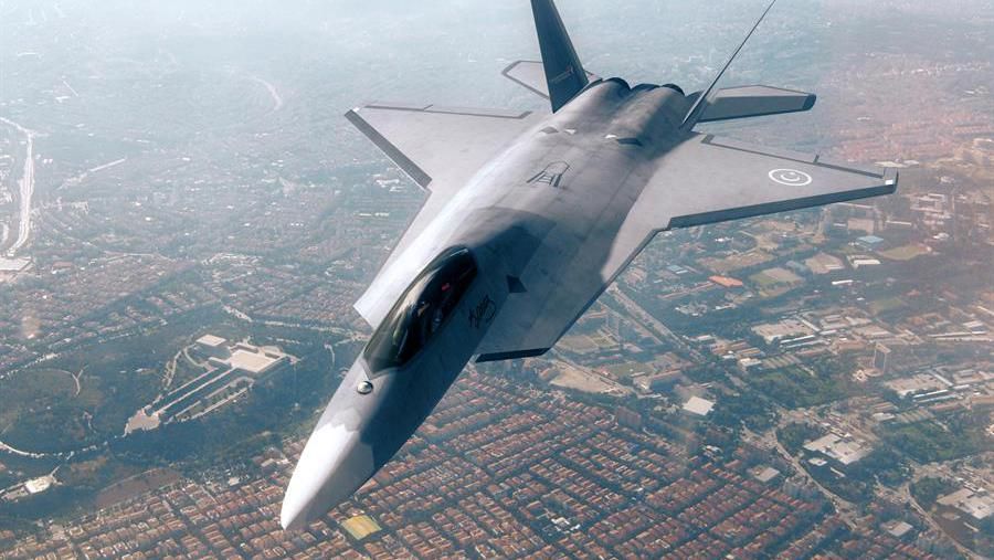 Pesawat TF-X (Tangkapan Layar via Turkish Aerospace Industries Inc.)