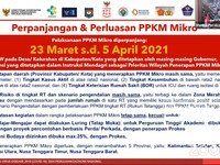 PPKM Mikro Diperpanjang 5 April, Kegiatan Kampus Mulai Dibuka