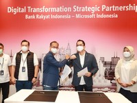Transformasi Digital, BRI Jalin Kerjasama Dengan Microsoft