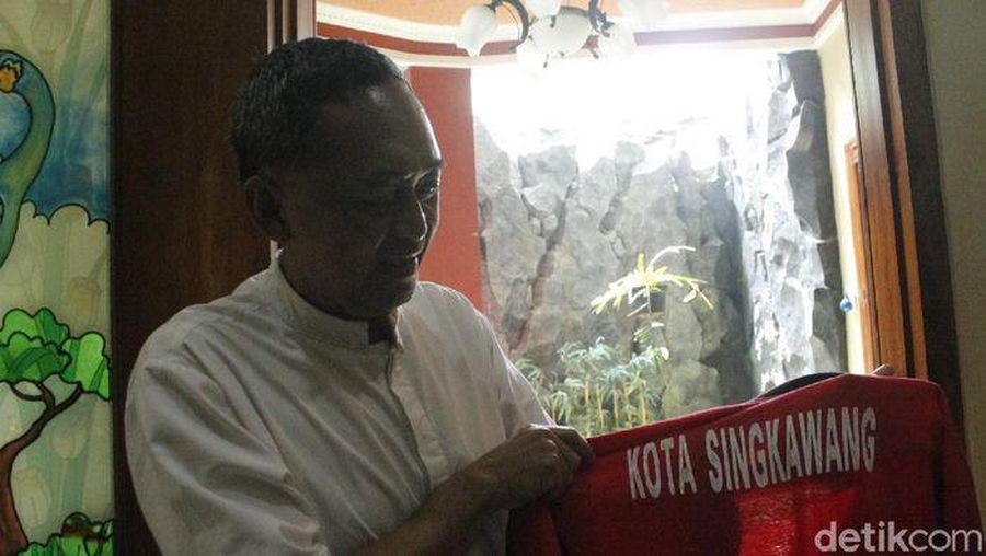 Dadang Subur mengungkap asal muasal nama Dewa Kipas. (Foto: detikcom/Yudha Maulana)