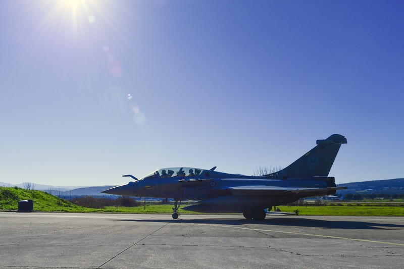 India Aero Show A French-made Rafale fighter jet takes off on the inaugural day of the Aero India 2021 at Yelahanka air base in Bengaluru, India, Wednesday, Feb. 3, 2021. Aero India is a biennial event where aviation companies display their products and technology. (AP Photo/Aijaz Rahi)