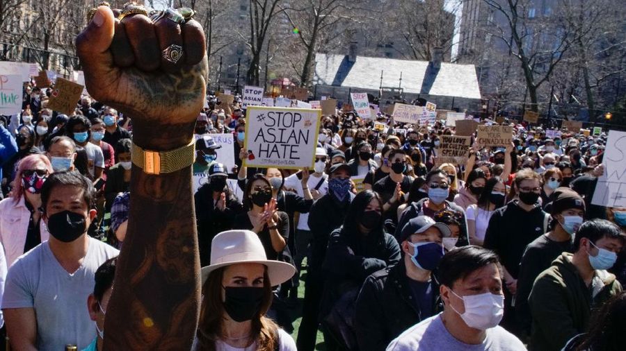 Asian Racial Hate Rally in New York