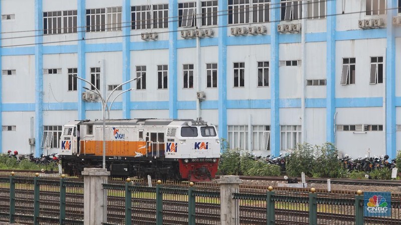 Depo Kereta Api Cipinang (CNBC Indonesia/Andrean Kristianto)