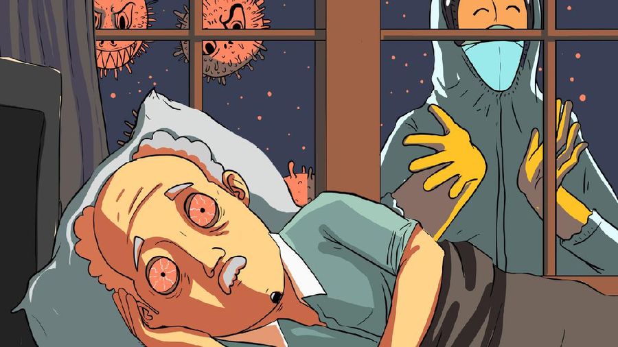 INFOGRAFIS, Coronasomnia, Gangguan Tidur di saat Pandemi Covid-19