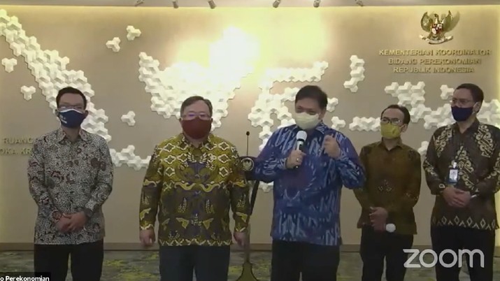 Serah Terima GeNose dari Menristek/Kepala BRIN Kepada Menko Perekonomian Serah Terima GeNose dari Menristek/Kepala BRIN Kepada Menko Perekonomian