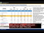Belanja Capai Rp 282 T, Defisit APBN Februari 0,36%