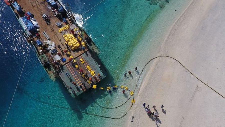 kabel bawah laut (Ist Dokumentasi PLN)