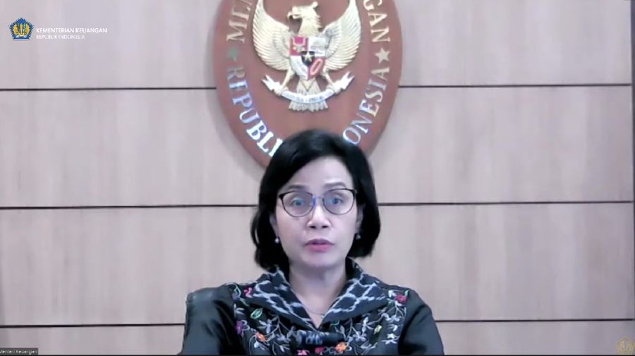 Menteri Keuangan Sri Mulyani memberikan keterangan pers mengenai APBN KiTa (Tangkapan Layar Youtube Kemenkeu RI)