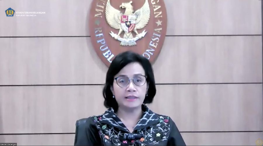 Menteri Keuangan Sri Mulyani memberikan keterangan pers mengenai APBN KiTa (Tangkapan Layar Youtube Kemenkeu RI)