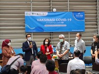 4500 Pegawai bank bjb & Masyarakat Divaksin Covid-19