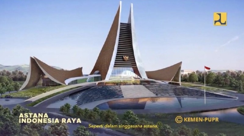 Istana Presiden di Ibu kota Baru (Foto: Dok. Tangkapan Layar Youtube)