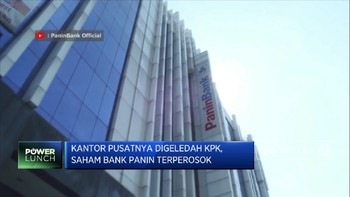 Kantor Pusat Digeledah KPK, Saham Bank Panin Turun