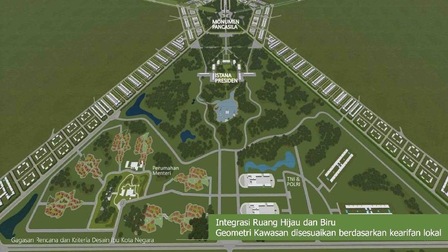 Istana Presiden di Ibu kota Baru (Foto: Dok. Tangkapan Layar Youtube)