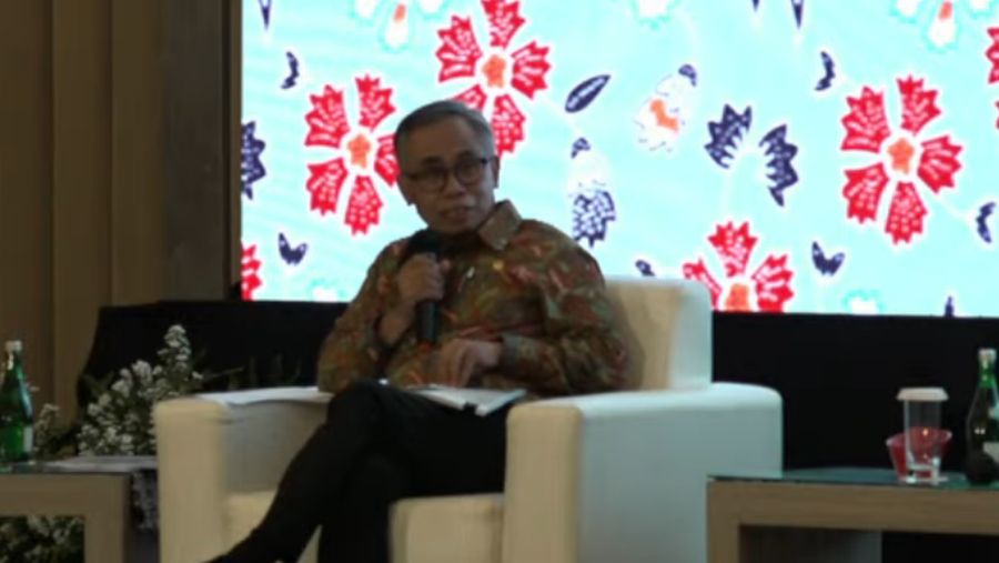 Ketua Dewan Komisioner OJK Wimboh Santoso dalam Acara Temu Stakeholder Untuk Percepatan Pemulihan Ekonomi Nasional. (Tangkapan Layar Youtube Kemenkeu RI)
