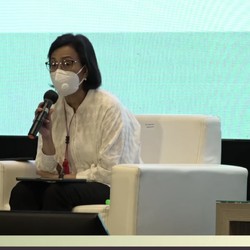 Sri Mulyani Cs Kumpul Bareng Pengusaha di Bali