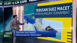 Terusan Suez Macet, Perdagangan Terhambat
