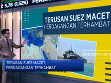 Terusan Suez Macet, Perdagangan Terhambat