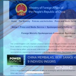 Balas Dendam, China Beri Sanksi ke Inggris