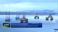 Harga Minyak Naik Usai Kapal Kontainer Kandas di Suez