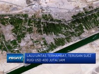 Lalu Lintas Terhambat, Terusan Suez Rugi USD 400 Juta/Jam