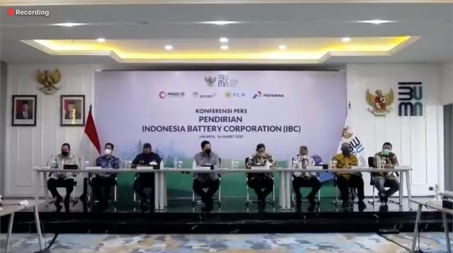 Indonesia Battery Corp. Officially Formed & Planned for Rp. 238 T