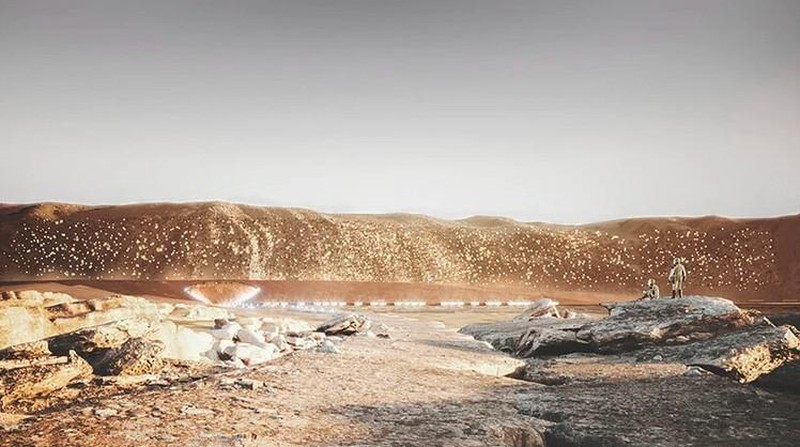 Hunian pertama manusia di planet Mars. (Dok: ABIBOO studio/SOnet)