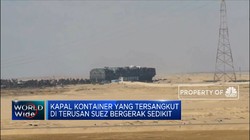 Upaya Evakuasi Kapal Ever Given di Terusan Suez
