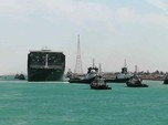 Waduh! Kapal Raksasa Nyangkut Lagi di Terusan Suez