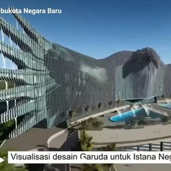 Beredar! Penampakan 'Istana Garuda' Jokowi di Ibu Kota Baru