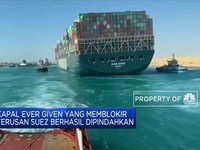 Sempat Kandas, Kapal Ever Given Berhasil Dipindahkan
