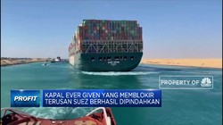 Dampak Ekonomi Dari Kandasnya Ever Given di Terusan Suez