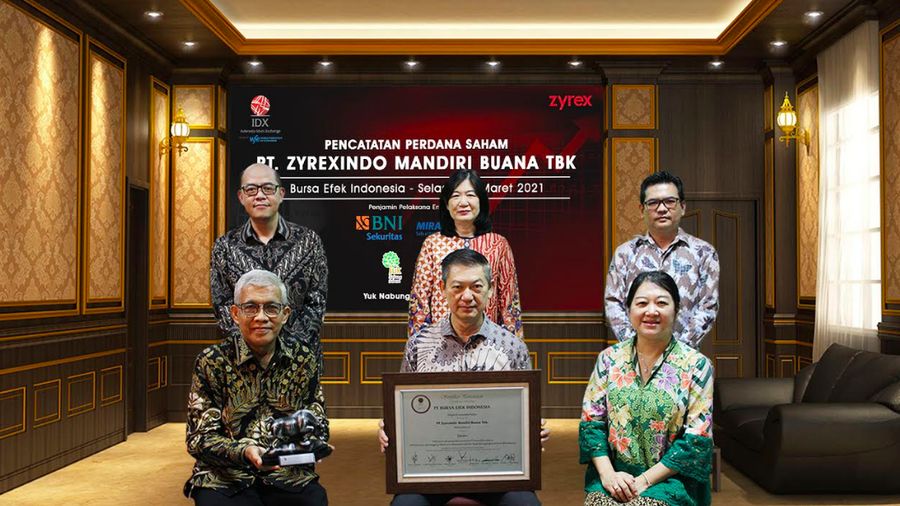 PT Zyrexindo Mandiri Buana Tbk (ZYRX) 30 Maret 2021