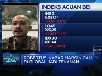 Imbas Margin Call, IHSG Ambruk di Bawah 6.100